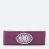 Women's Crystal Medallion Tri-Fold Wallet Blissfully Beautiful Boutique
