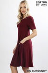 Women's A-Line Dress with Side Pockets | Blissfully Beautiful Boutique Blissfully Beautiful Boutique