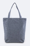 Grey Phone Keypad Designed Women's Tote Handbag | Blissfully Beautiful Boutique Blissfully Beautiful Boutique