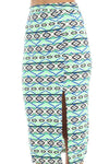 Women's Bohemian Slit Skirt Blissfully Beautiful Boutique