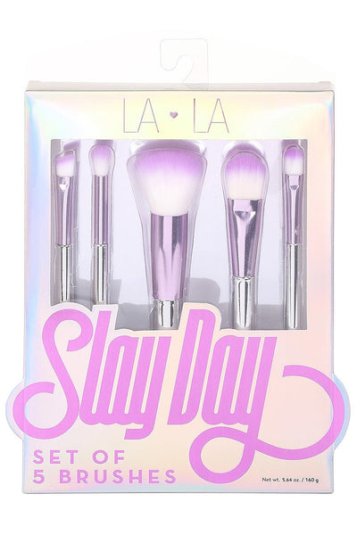 La La Slay Day Make Up Brush Set l Blissfully Beautiful Blissfully Beautiful Boutique