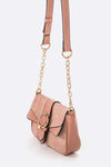 Rose Gold Pink Women's Crossbody Handbag | Blissfully Beautiful Boutique Blissfully Beautiful Boutique